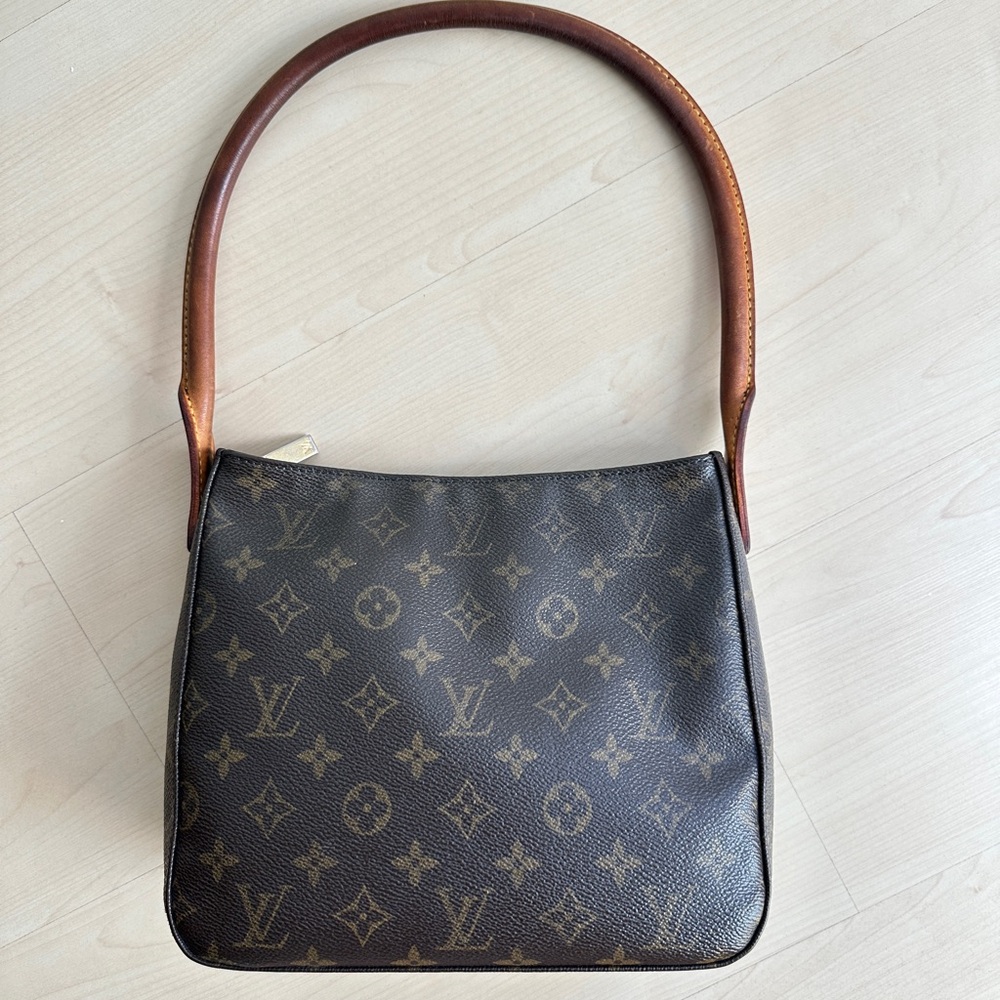 Louis Vuitton monogram loop bag vintage (authentication shown from the real real